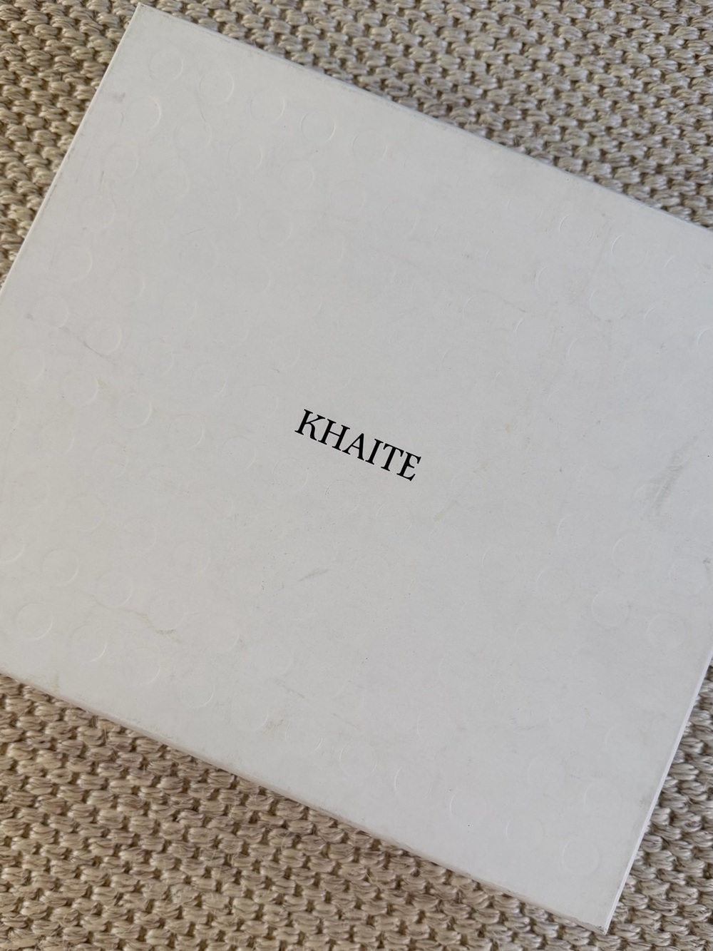 KHAITE White Minimalist Art Box